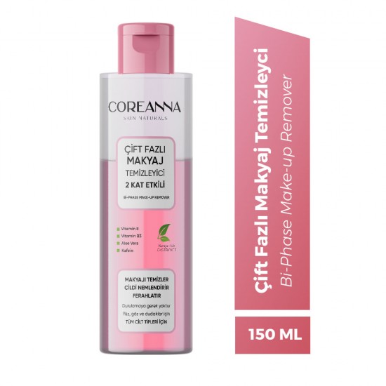Coreanna Çift Fazlı Makyaj Temizleme Suyu 150 ML
